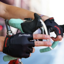 MACCIAVELLI Cycling Gloves | Half Finger and Full Finger Bike Gloves | Ideal for Road Racing, Touring or Daily commutes – MTB Gloves for Men and Women