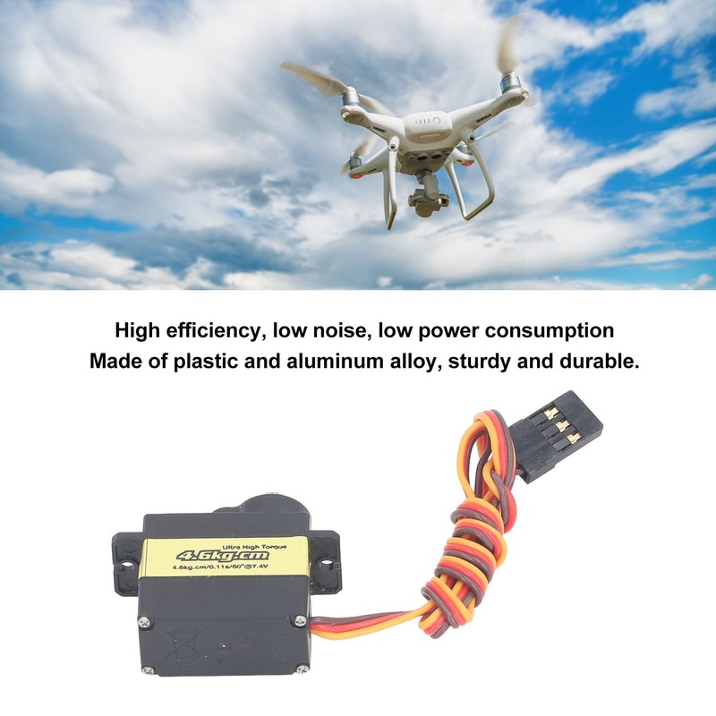 Drone Servo High Torque Metal Gear Low Noise with 4