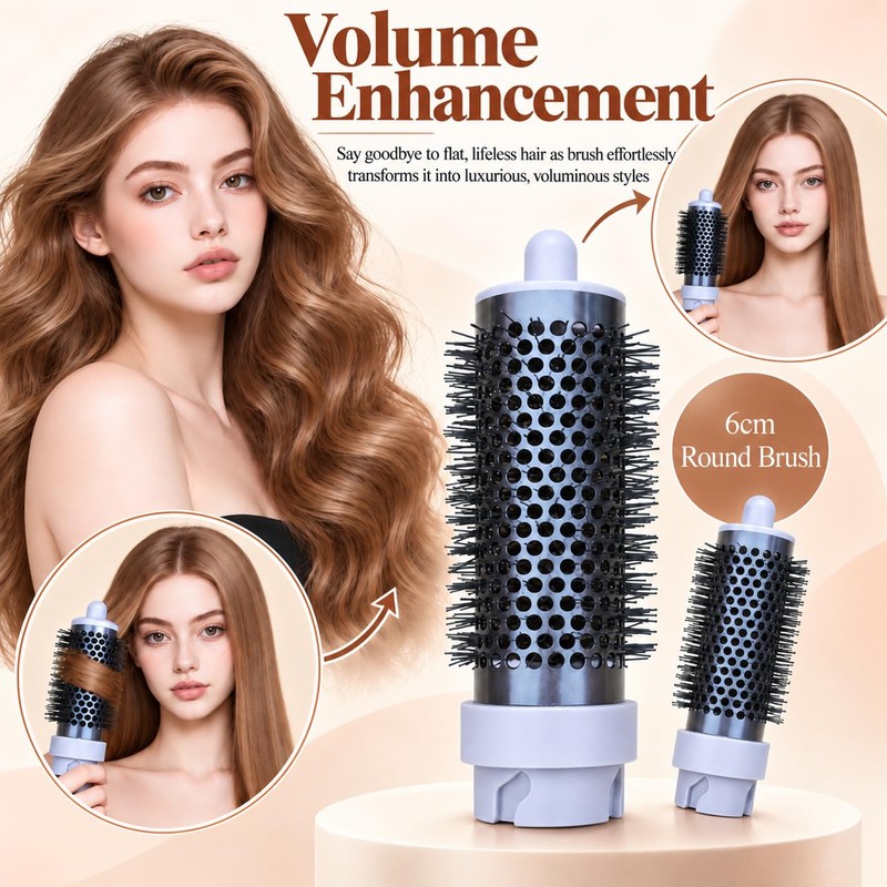 Round Volumizing Brush for Shark FlexStyle HD400 Series Accessory