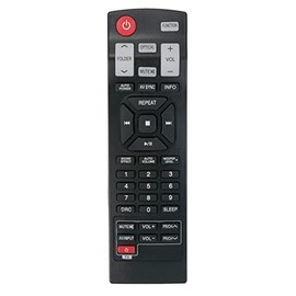 VINABTY AKB73575431 AKB73575422â Replacement Remote Control fit for LG HI-FI Sound Bar NB5540 S54A1-D NB4540 S44A1-D NB4542 NB2420A NB2430A NB3520A LAP440 NB2431A NB3540 NB3530A S34A2D