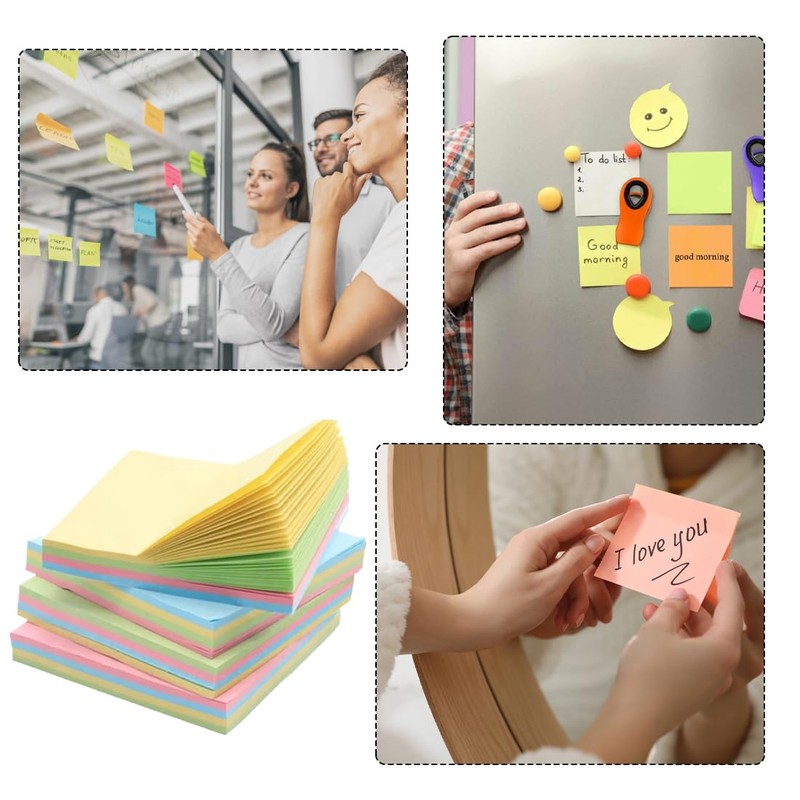 Sticky Notes, Sticky Notes for Writing, Easy to Write on,