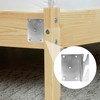 Mcredy 4 PCS Heavy Duty Universal Wood Bed Rail Hook
