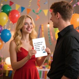 XYKEJ Funny Birthday Cards for Men, Humorous Birthday Card for Husband Boyfriend Dad, 5.3x8 Inch