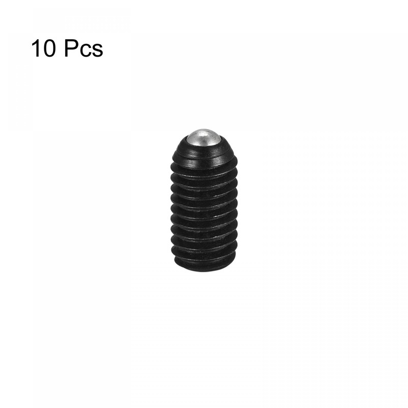 sourcing map Ball Point Set Screws, 10pcs M6 x 12mm