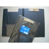 A4 Foldover PVC Foolscap Clipboard Black Red Blue or Green (Black)