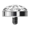PIERCINGLINE Titanium Dermal Anchor Attachment Disc + Epoxy Choice of