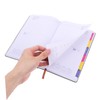 LALAFINA Academic Planner Notebook Multi Function Office Supply with PU