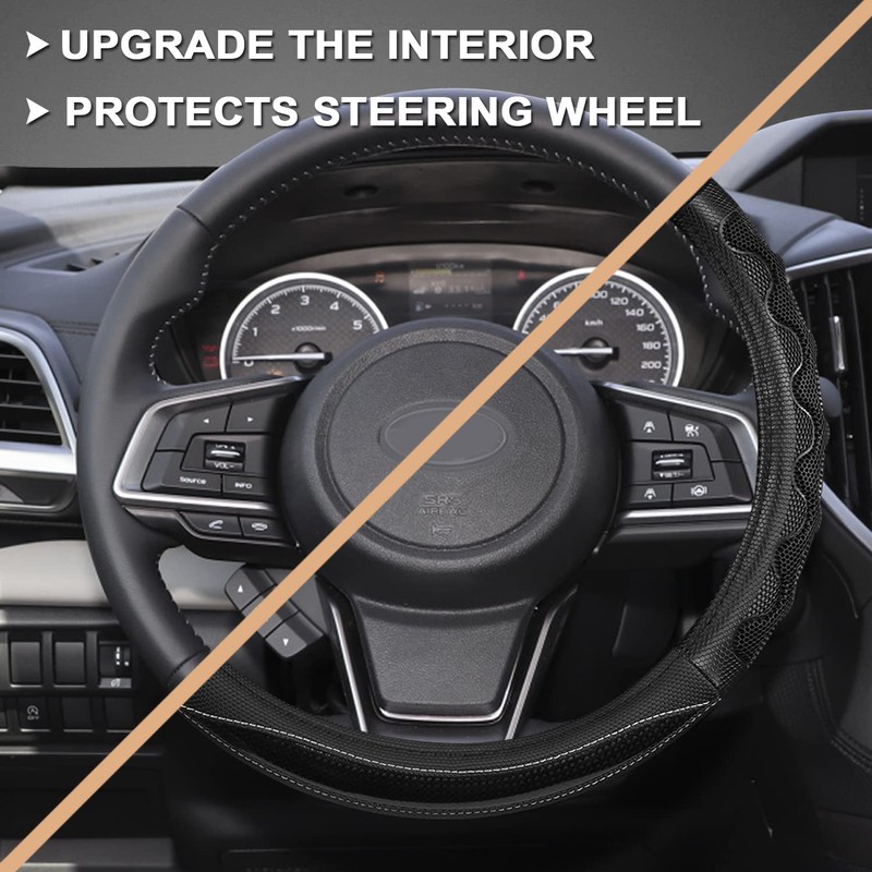 GIANT PANDA Steering Wheel Cover for Subaru Forester, Car Steering