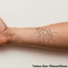 'Steampunk Motif' Temporary Tattoo - Water Resistant, Skin-Safe, Non-Toxic Transfer