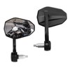 DREAMIZER Motorcycle Bar End Mirrors, CNC Aluminum Universal Motorcycle Mirror
