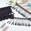 AHANDMAKER 4.6 Yards Tassel Fringe Ribbon 4 Inch Wide Fringe