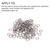 METALLIXITY 100pcs Split Lock Washers Spring Lock Washers Split Washers