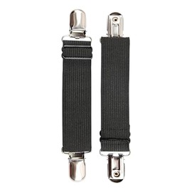 Trouser Straps for Boots – Pack of 2 Adjustable Braces Holder, Trouser Leg Clip, Trouser Holder, Elastic Strap, Non-Slip Boot Holder for Road Cycling, Motorcycling, Camping, Fishing, Hiking