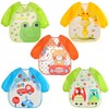 Baby Bib with Sleeves Waterproof Long Soft Long Washable Easy