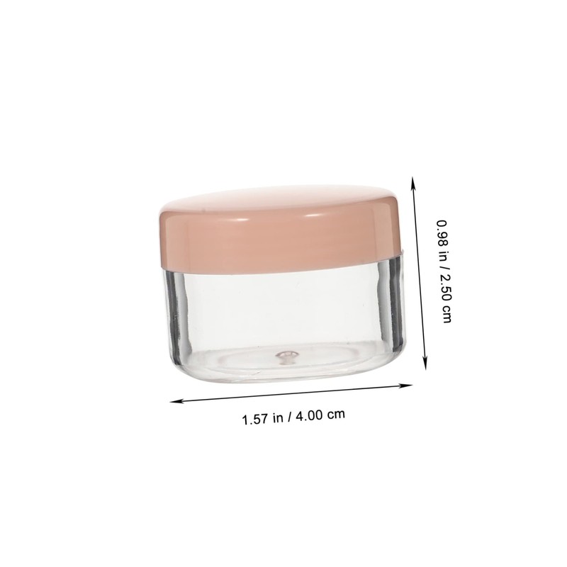 Minkissy Pack Mini Cosmetic Bottles Empty Sample Containers for Travel