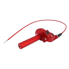 IUVWISN 7/8" 22mm Quick Twister Throttle Assembly + Throttle Cable CNC Univerdal for CRF50 CRF110 CRF125F CRF250F CT200U CT200U-EX BT200X XR 70 SSR 125 110 50 Dirt Pit Bike Mini Bike Red