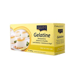 Gelita Gold Strength Leaf Gelatin - 500 Sheets/2.2 Pounds