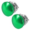 2PCS Waterproof Red Metal Shell Momentary 22MM Mushroom Head Push