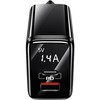 P4Y US-CC133 T40 Mains Charger 1xUSB-C+1xUSB with LED Display Quick