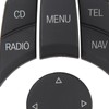 Jadeshay Car Centre Console Multimedia Control Button Knob Kit, ABS