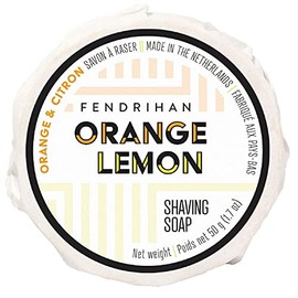 Fendrihan Shaving Soap for Men MADE IN THE NETHERLANDS (Orange Lemon, 50 grams)