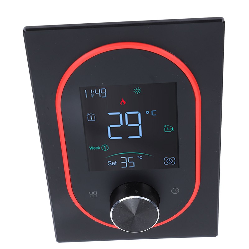 Smart Color Thermostat APP Programmable Touchscreen Knob Control Smart Temperature