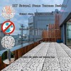 Decking Natural Pebble Interlocking Floor Patio Tiles, Indoor & Outdoor