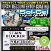 SUPERMAXX SOL-GEL STONE SEALER CERAMIC COATING FOR GRANITE, QUARTZ, MARBLE