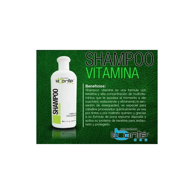 Kit Shampoo Vitamina 240ml Y Vitamina E 150g Labonte