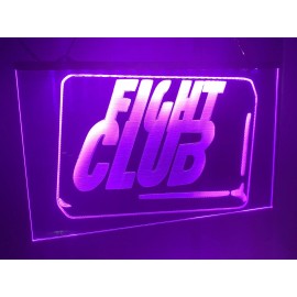 Fight Club sign led neon light / Game Room / Bar / garage 12X16