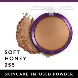 COVERGIRL - Polvo prensado con arrugas instantáneas sin edad, miel suave, 255, 11 gramos