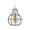 Modern Metal Lampshade Adjustable Easy to Assemble Wire Cage Lampshade