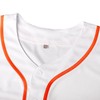 TKJPYWYH Blank Baseball Jersey Button Down Shirts,Men's Hip Hop Plain