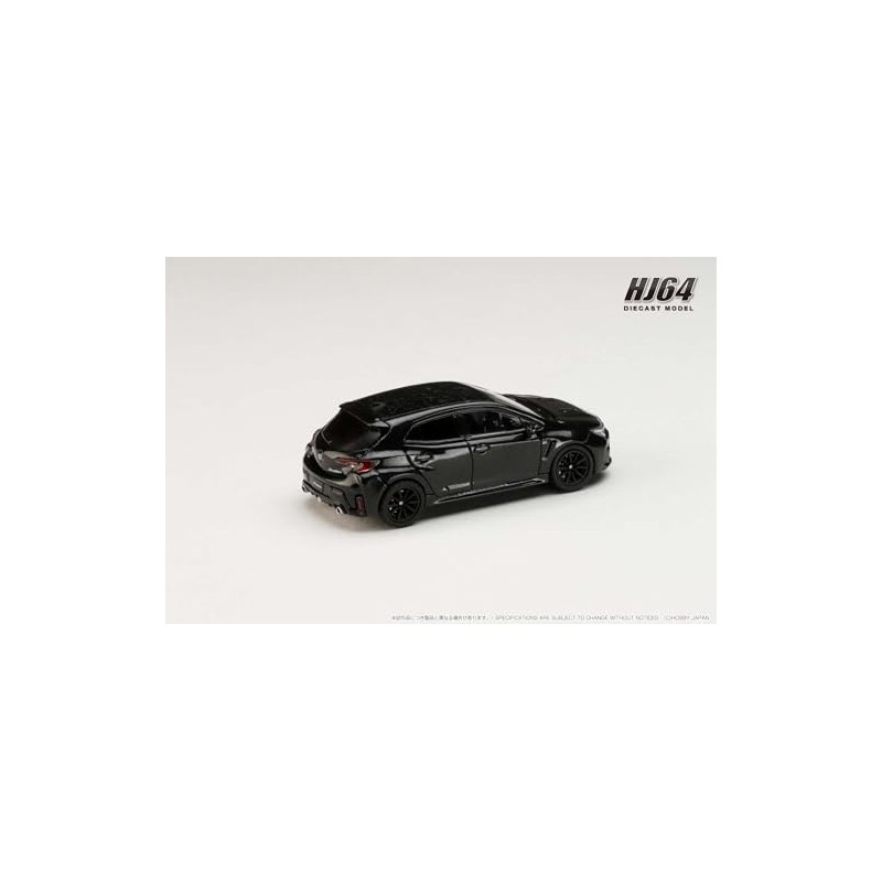 HJ64 1/64 Toyota GR Corolla RZ Precious Black Pearl Finished