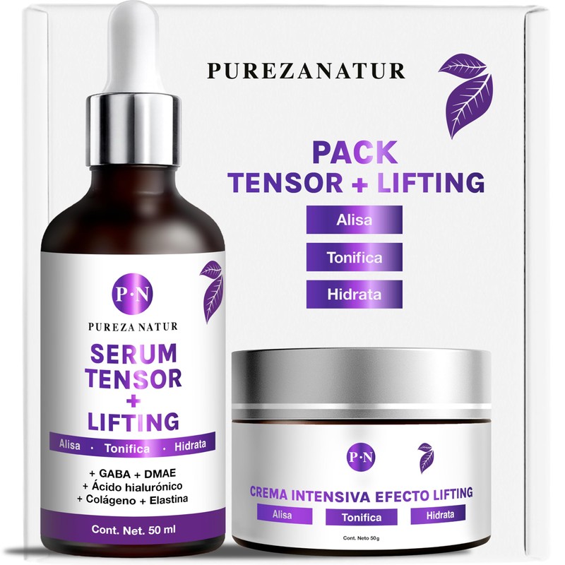 PUREZA NATUR Pack Tensor + Lifting serum tensor y crema