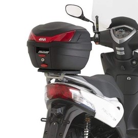 Givi SR6106 Carrier Black Monolock top-case Without Plate/max. Additional Load 3 kg Kymco 50/125 Agility R16+ Bj 14