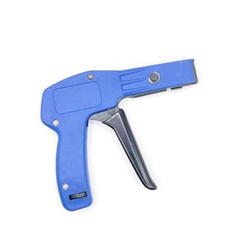 MAYMIIHOME Cable Tie Gun - Nylon Zip Tie Fastening & Cutting Tool, Blue, 15cm