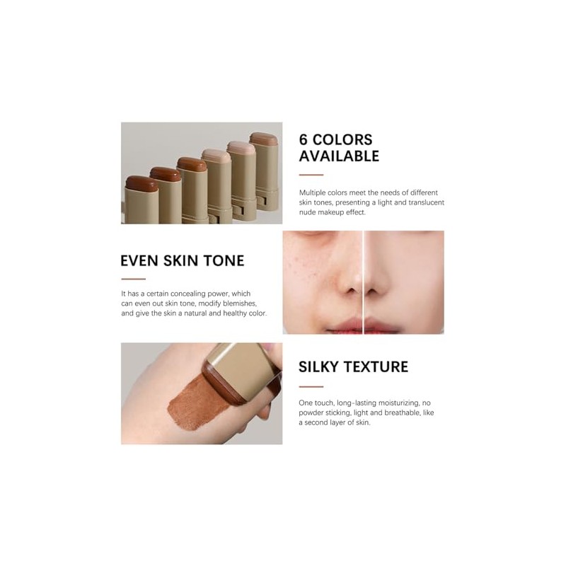 Unidades Sérum Belleza Barra Tinte Piel Base Maquillaje Sólida Color