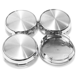 Wheel Center Cap, 2.6 inches (65 mm), 2.5 inches (63 mm), Set of 4, Wheel Center Cap, Hub Cap, Simple, Silver