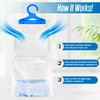 x6 Disposable Wardrobe Dehumidifier Hanging Bags - Specially Designed to