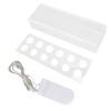 Acrylic Flower Vase Rectangular Long Clear Floral Centerpiece Votive Box