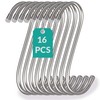 16 S Hooks Stainless Steel – Holds up to 25