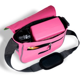 Nursery Bag with Name for Girls & Boys "Jungle" - Shoulder Bag with Jungle Animals for Children - Gift for Nursery Start | for Nursery, Crib and Leisure, pink