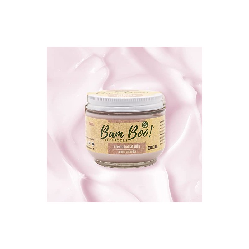 Crema Hidratante Natural Sandía Cara Cuerpo 100 Bam Boo Lifestyle