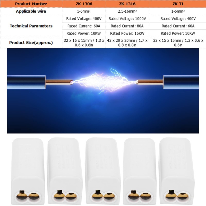 Caja de conector de empalme de cobre de bloque de