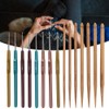 Crochet Set Sweater Needle Plastic Handle Fine Lace Knitting Carbonized