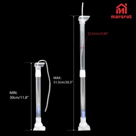 Marsrut 5pcs Under Gravel Filter Aquarium Uplift Tube, Undergravel Bottom Filters for Fish Tanks Water Cleaner Small Board Air Clean System Freshwater Saltwater, Clear Tubing Accessory Kit