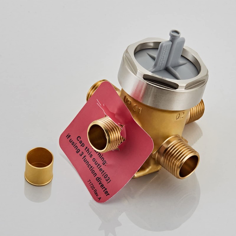 Shower Diverter Rough-in Valve Replacement for D R11000 3, 6