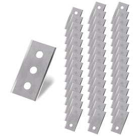 Pack of 45 Ceramic Hob Scraper Blades Double-Sided Scraper Blades Replacement Blades Ceramic Hob Scraper Universal Suitable Cleaning Scraper for Glass Scraper and Ceramic Hob Scraper Replacement