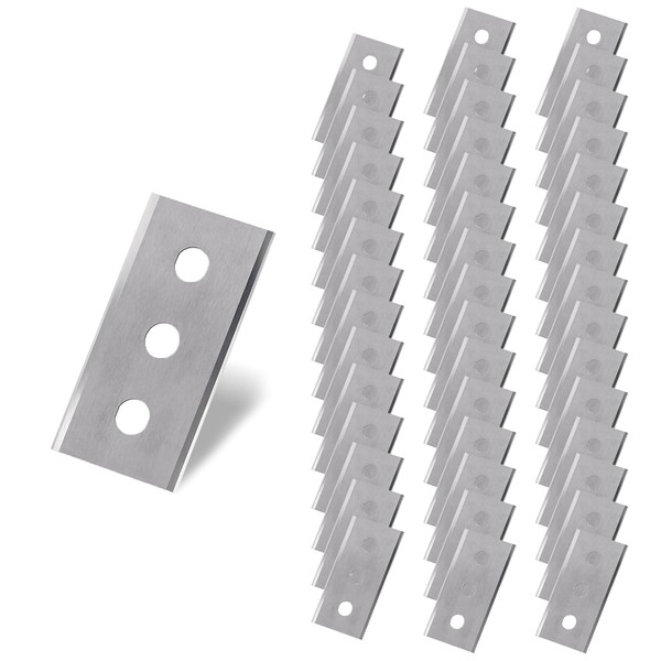 Pack of 45 Ceramic Hob Scraper Blades Double-Sided Scraper Blades